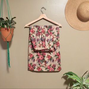 Vintage 80’s Boston Traveler Maxi Skirt POCKETS!!